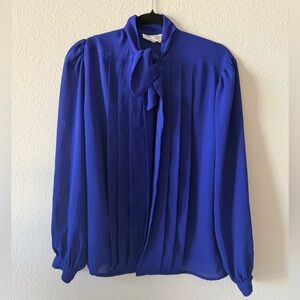 Elegant Blue Women's Blouse